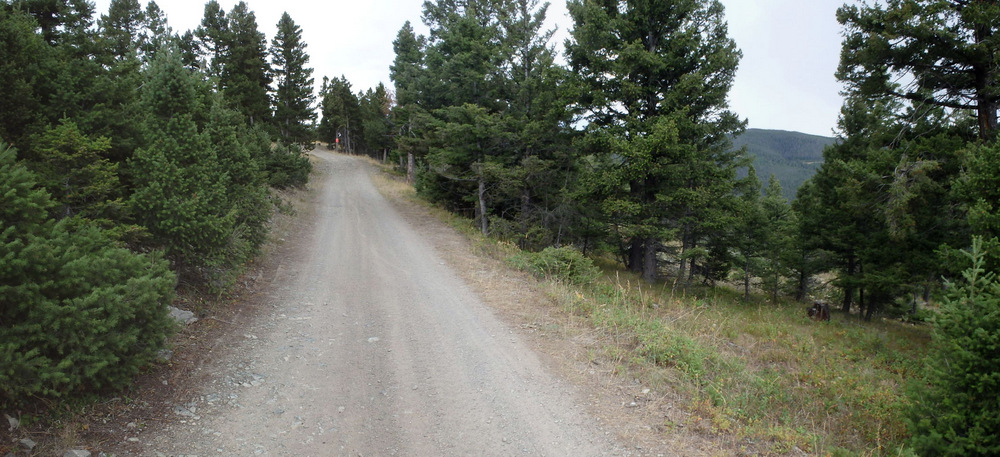 GDMBR: Climbing in beautiful country.